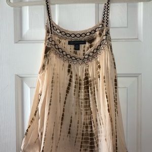 Spaghetti strap tank top.